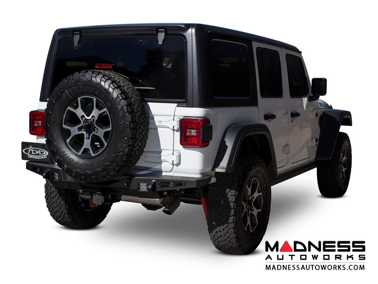 Jeep Wrangler JL Rear Bumper w/ Backup Sensors Stealth Fighter